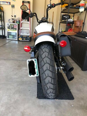 Nchui3f]Motorcycle Side Mount Bracket Vertical License Plate Fit For Indian Scout Bobber 2018 2019 2020 2021 2022 2023 Fender I4042094378