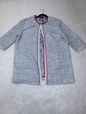 Size 14 Taifun Blue Light Occasion Jacket Coat Evening