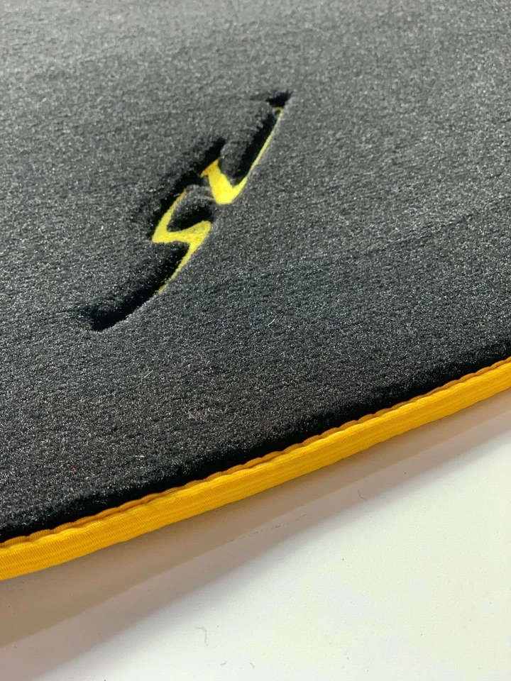 Alfombrillas para Lamborghini Diablo SV alfombra negra a medida con 1990-2001 Foto 3 de 4