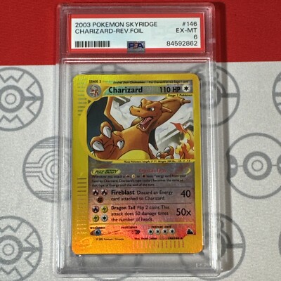 ポケモン - Charizard Ecard 2003 146/144 pokemon Charizard 146/144 Skyridge 2003 Reverse Holo Rare Pokemon