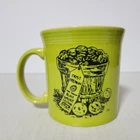 HTF Fiesta Fiestaware Black Walnut Festival Spencer WV Coffee Mug Green