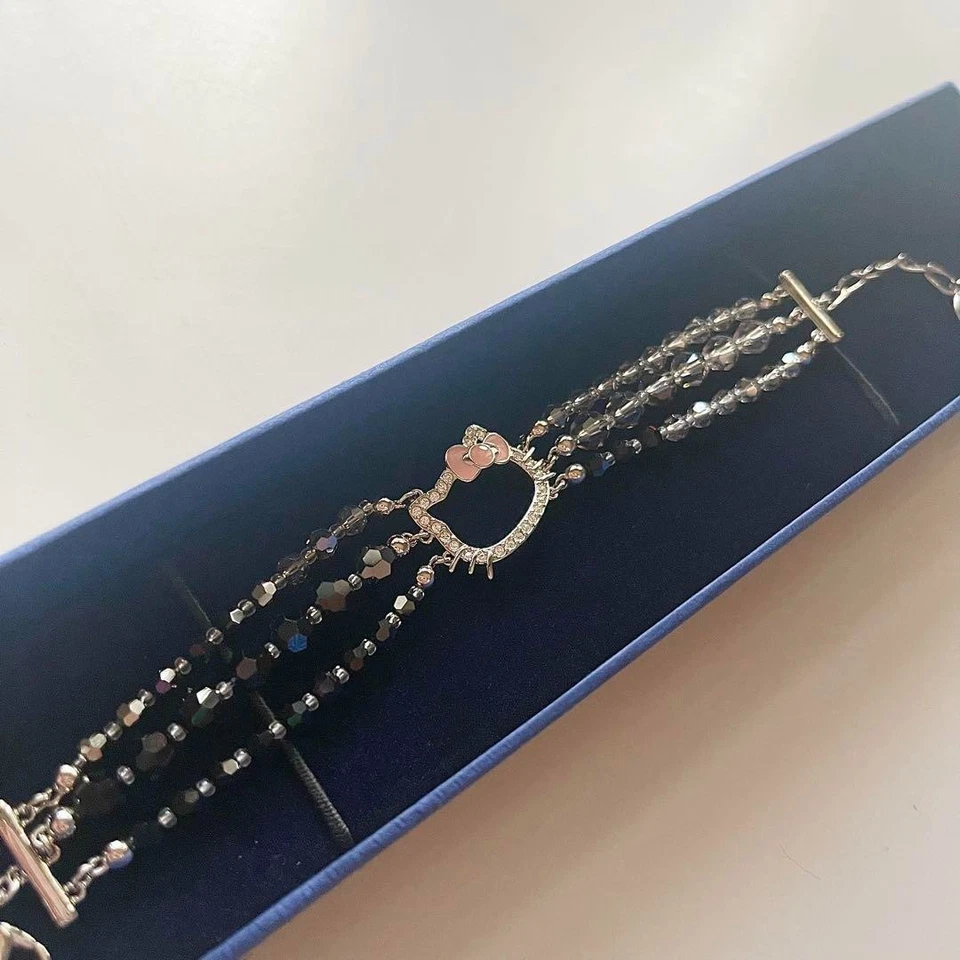 Swarovski Kristall Bettelarmband Hello Kitty - Bild 4 von 4