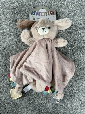 Entzückende Linzy Welpe Hund Tröster Schnuller Decke Stofftier Plüsch. Neu Mit Etikett