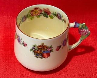 Antique Paragon 1939 Souvenir Cup Royal Tour