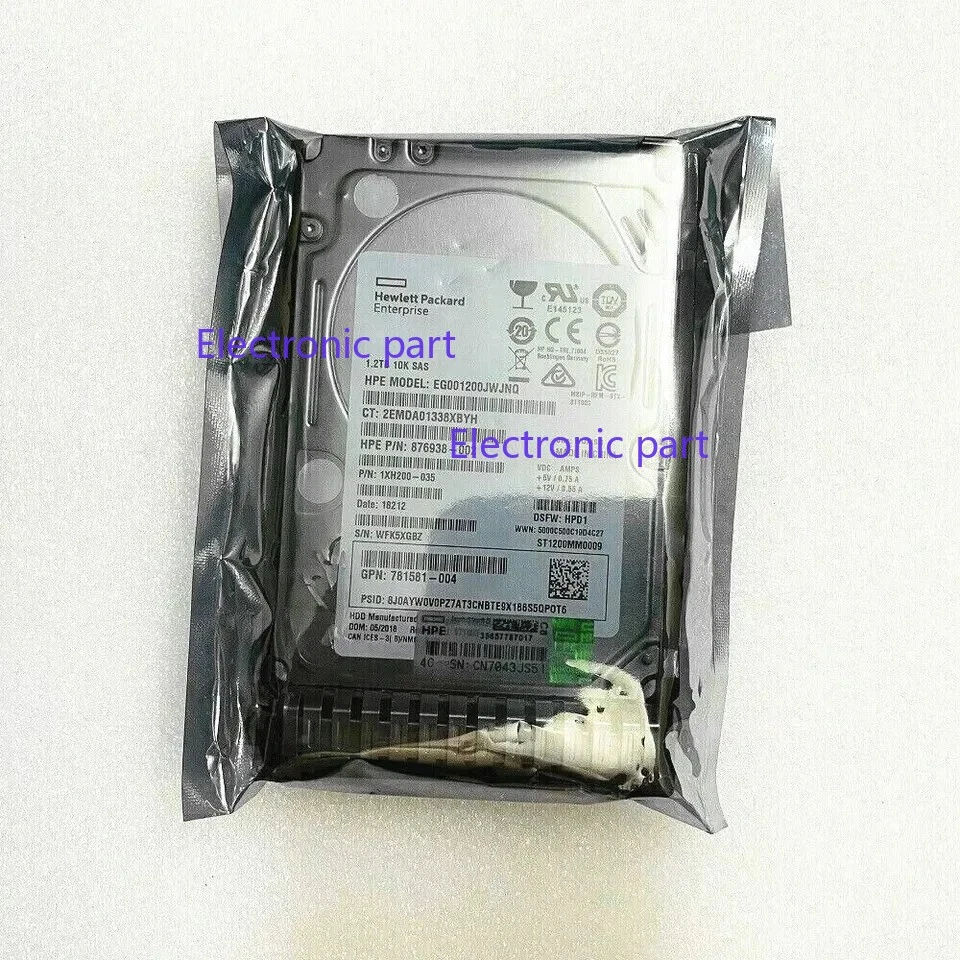 HPE 872479-B21 872737-001 876938-002 1.2TB 12G SAS 10K 2.5 SC ENT HARD DRIVE HDD - Image 2 of 4