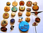 24 X VINTAGE WW1 MILITARY BUTTONS & BADGES INCLUDING OTHERS
