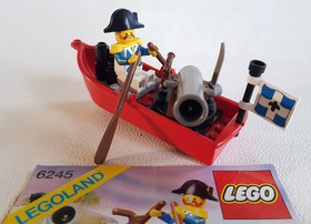 LEGO 6245 Harbour Sentry 1989 Pirates Imperial Soldiers incl Instructions 6245-1