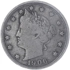 Photo of a 1906-P Liberty Nickel from an eBay listing that sold on Jul 14, 2026