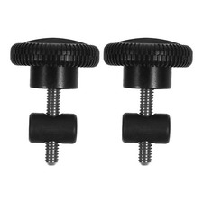 Pool Pump Replacement Parts 2Pcs Sturdy ABS Steel Swivel Nut Knobs Black