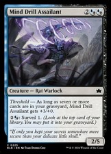 x4 Mind Drill Assailant - Bloomburrow - NM - MTG