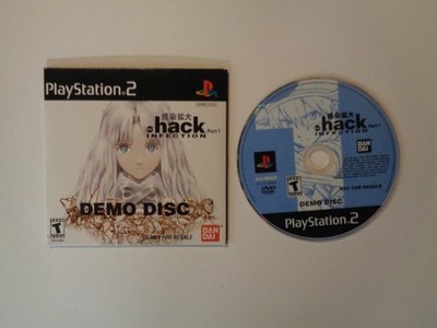 .hack Part 1 Infection Demo Disc PlayStation 2 PS2 PlayStation 2 In Sleeve  - ..