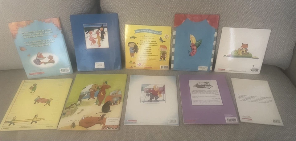 LOT OF 10 BOOKS - Back to School themed bundle - Scholastic Kids Pbks. Like New - Image 2 of 4