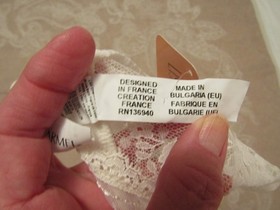 LISE CHARMEL Ivory Lace Boy Shorts Bikini Panties "Art et Volupte"--XL--NWT's