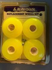 Vintage 1991 Rollerblade 608 Wheels 70mm 82A Yellow NOS Sealed 2 Packs 8 Wheels