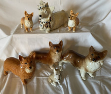 Beswick England Corgi Dog Ceramic Ornament/Figurine Sylvac etc royal money box