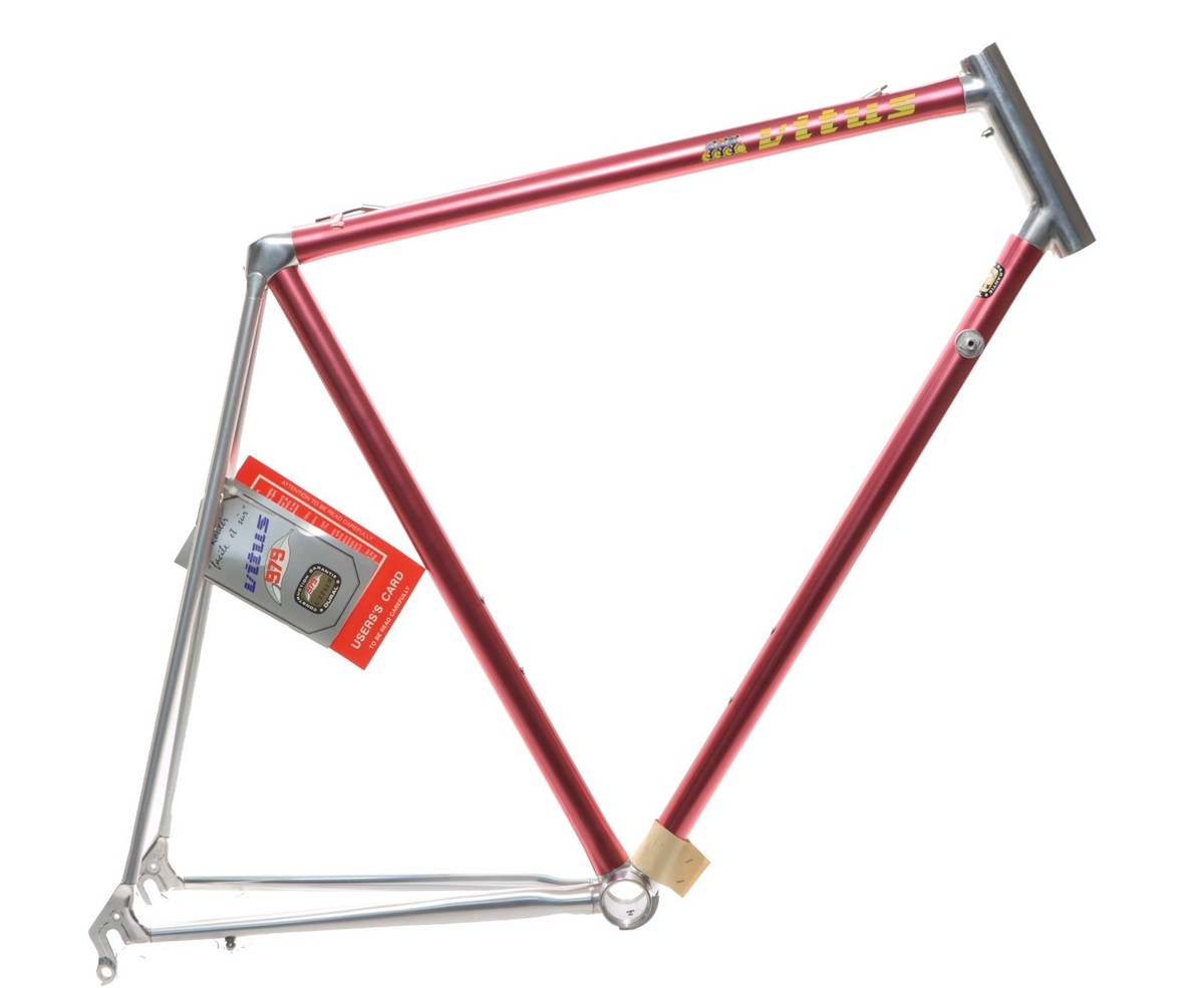 Vitus 979 Dural Aluminum Frame 58cm C-C Pink France 80s *No Fork