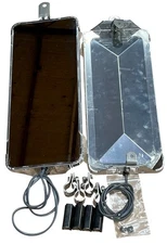 RETRAC 600835 7" X 16" Stainless Heated Truck Mirror Pyramid West Coast Pair NOS