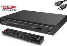 MEGATEK Region-Free HDMI DVD Player for TV, Compact CD/DVD Player for Smart TV,