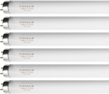 18 Inch F15T8/CW T8 15W Fluorescent Light Bulb Cool White, F15T8/SP41 Replacemen