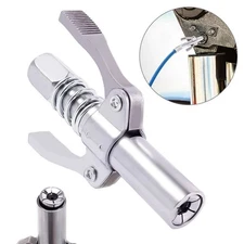 12000 PSI Grease Gun Quick Release Coupler Dual Handle Grease Gun Tip with Hose