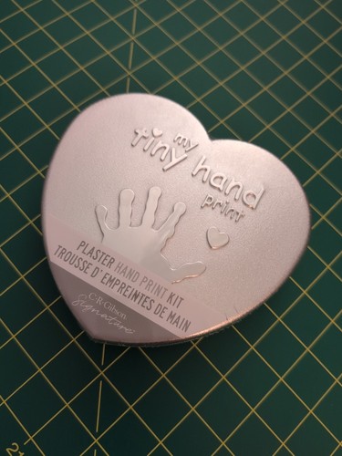 Baby's First Hand Print Kit "Child of Mine" Keepsake Casting Carters NIB Heart