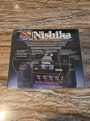 Nishika N8000 35mm Quadrascopic Stereo 3D Lenticular Camera for