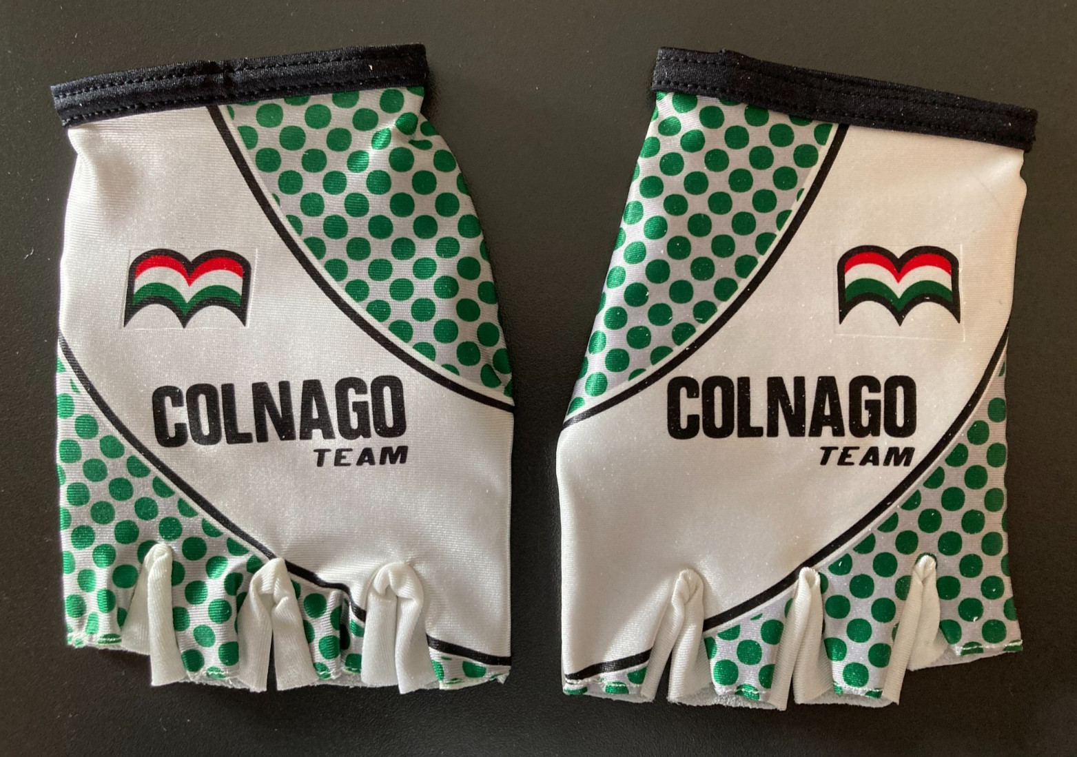 Gants de vélo Colnago Team 80s BIEMME Master en taille M état collection N.O.S