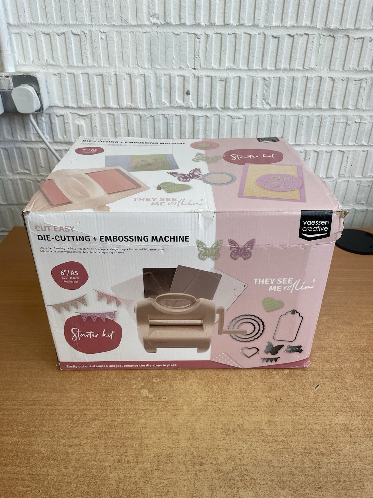 Vaessen Creative Cut Easy + A5, Large Die Cutting and Embossing Machine