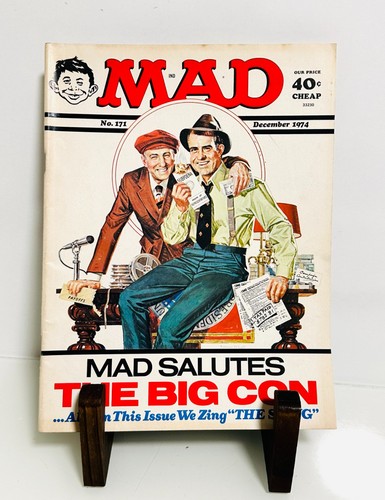 Lot of 7 Vintage MAD Magazines 1974 (#165–171) Classic Satire Alfred E. Neuman - Picture 20 of 24