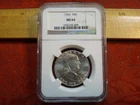 1962 United States Franklin Silver Half Dollar 50c NGC Grade MS64 - No Reserve