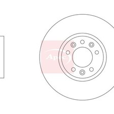Para CITROEN SPACETOURER V 2016 en DISCO FRENO (DELANTERO) (ÚNICO) DSK3341