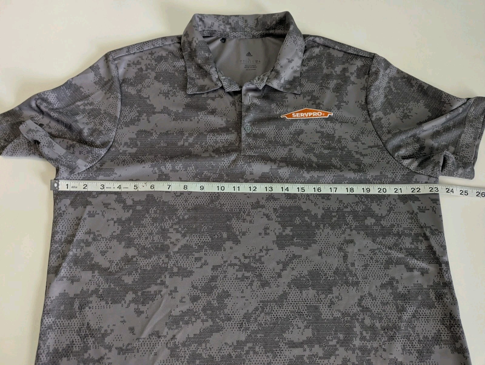 Servpro Adidas Golf Polo - Shirt Men's Large L Grey thumbnail 5