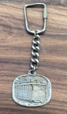 Original  promotional keychain from Campari 1960s-Historic Milan tram 856#CD