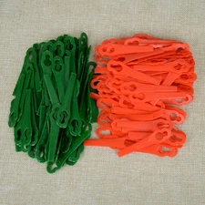 200 x Plastic Cutting Blades Fit for Einhell Cordless Grass Trimmer GE-CT 18 Li