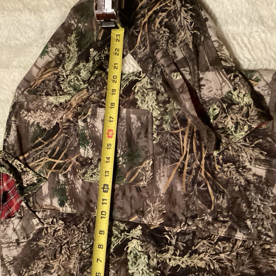Vintage Buck Commander Realtree Camo Flannel Reversible Button Up Hunting Shirt - Image 2 of 4