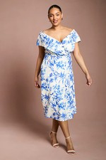 Coast Ivory Fit & Flare Dress Womens Occasion Dresses