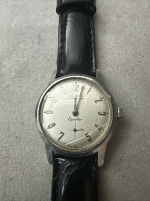 CROTON VINTAGE EQUATOR SCREWBACK WP 17J VENUS 180 MANUAL WIND