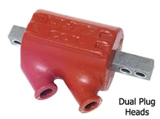 Coils, Dynatek Dual Plug Heads, 1.5 OHM, Orange, Dynatek # DC2-1, Package of 2