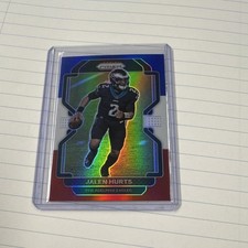 Jalen Hurts 2021 Panini Prizm Football #221 Red White Blue Philadelphia eagles