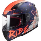 LS2 FF353 Rapid Naughty Matt Blue Fluo Orange Full Face Crash Helmet