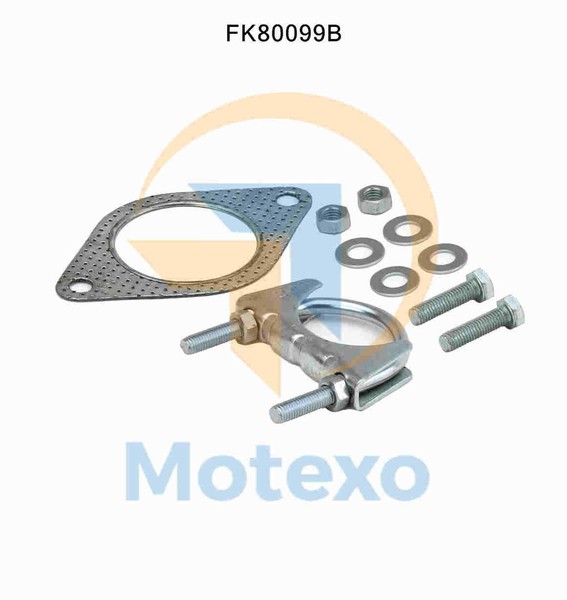 FK80099B Montagesatz Mit Katalysator BM Catalysts Fiat Punto 1.7 6/1994-10/1999-image