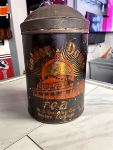 Golden Dome Tea Can W.S. Quinby Co.