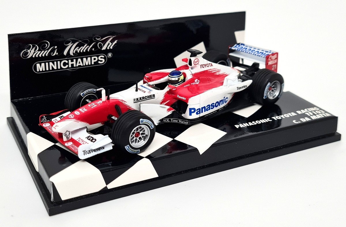 Minichamps 1/43 Toyota Racing TF103 C. Da Matta Diecast