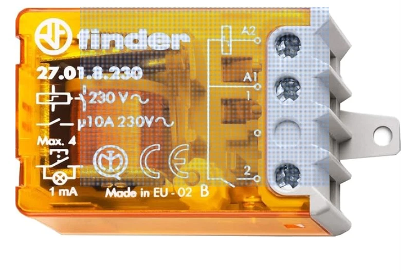 RELE' INTERRUTTORE FINDER 27.21.8.230.0000 230 VOLT AC