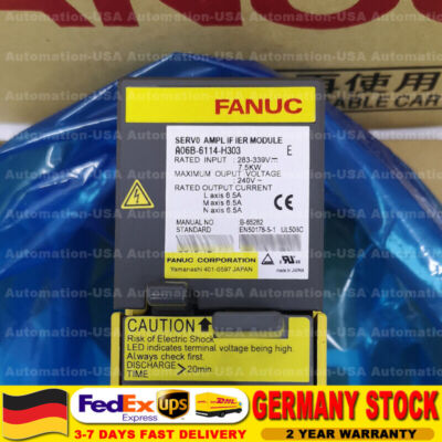 1PC New In Box FANUC A06B-6114-H303 Servo Drive DHL Expedited Shipping