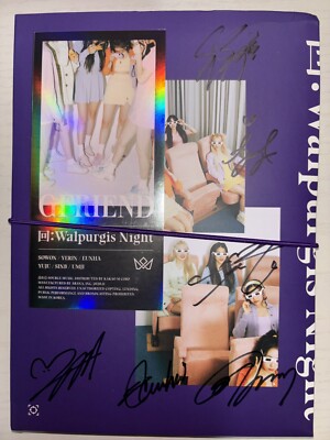 GFRIEND [回:Walpurgis Night] All Member Autographed Signed Album G