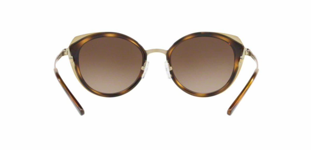 Michael Kors Gold 52mm Sunglasses 0MK1165 Michael Kors Sunglasses 10143H Light Gold Shiny  main image 3