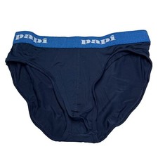 papi mens Small low rise briefs underwear Blue