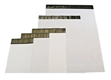 Choose Size & Quantity THICK 2.4 Mil Commercial Grade Poly Jacket Mailers #0 #1