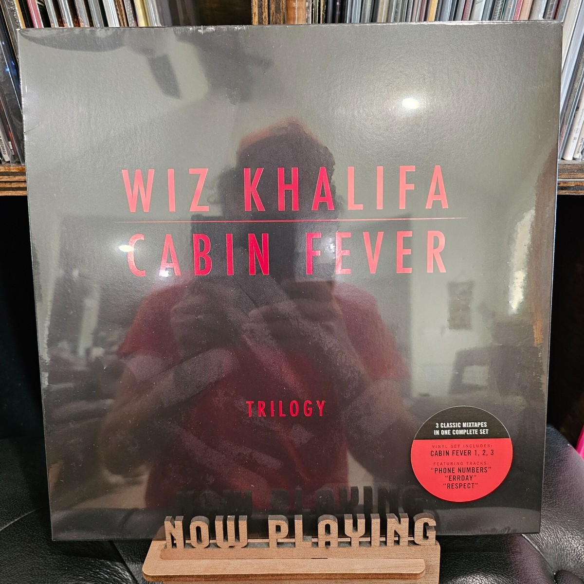Wiz Khalifa Cabin Fever 1 2 3 Trilogy Red Vinyl 3 LP NEW